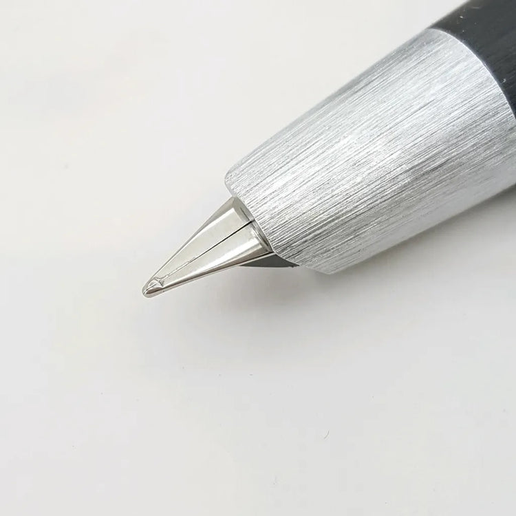 Rodel Old Brand Unique Medium Nib Aluminiumm Brush Pattern Fountain Pen