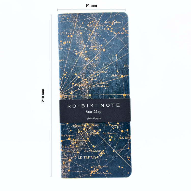 Japanese Ro-Biki Notebook Map Series 91 x 210mm Size