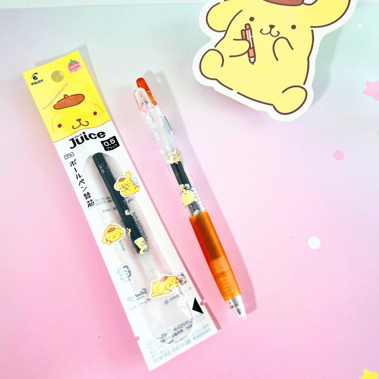 Pilot Pen Sanrio Characters Juice Gel Pen Limited Edition 0.5mm point and 0.5mm Black Ink Refill