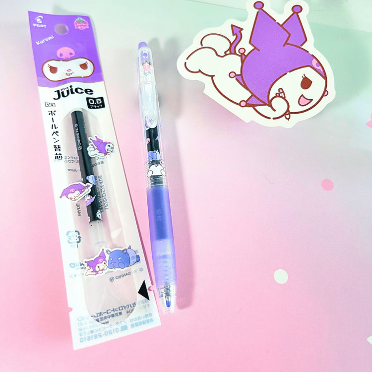 Pilot Pen Sanrio Characters Juice Gel Pen Limited Edition 0.5mm point and 0.5mm Black Ink Refill