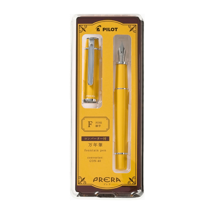 Pilot Prera Solid Color Fountain Pen Fine or Medium Nib