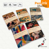 Japanese Ro-Biki Notebook Museum Series Passport Size