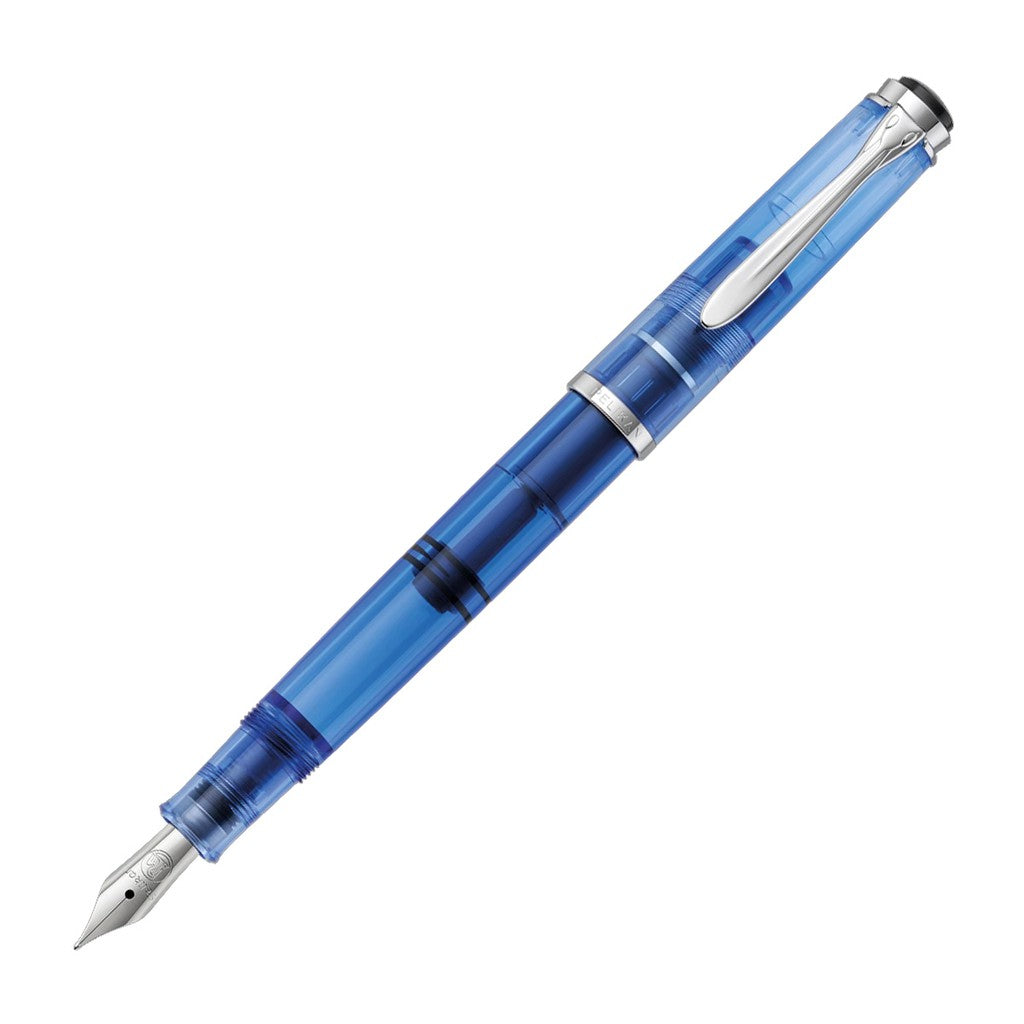 Pelikan M205 Classic Special Edition Blue Transparent Fountain Pen