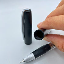 Rodel Old Brand Unique Medium Nib Aluminiumm Brush Pattern Fountain Pen
