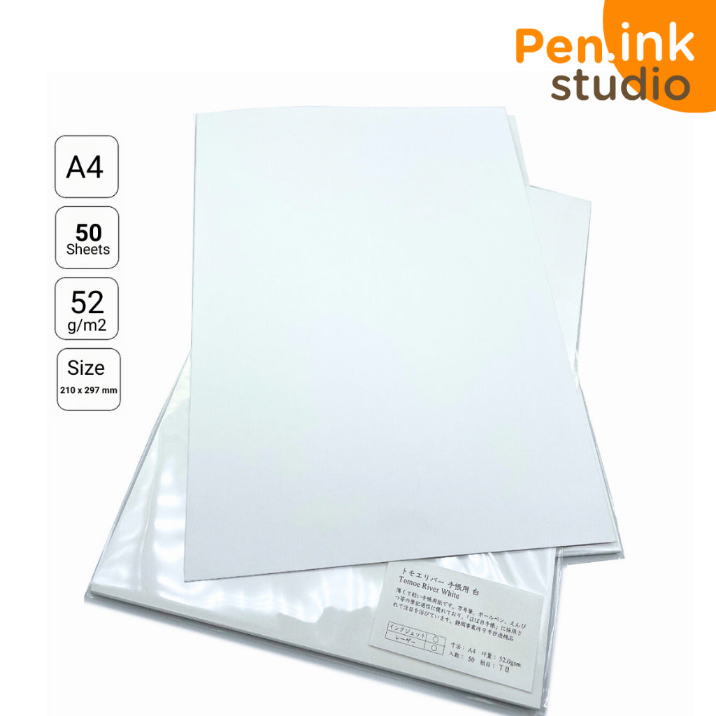 Tomoe River Paper A4 White 50 Sheets 52gsm