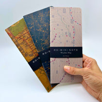 Japanese Ro-Biki Notebook Map Series 91 x 210mm Size