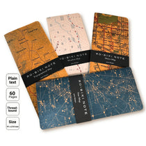 Japanese Ro-Biki Notebook Map Series 91 x 210mm Size