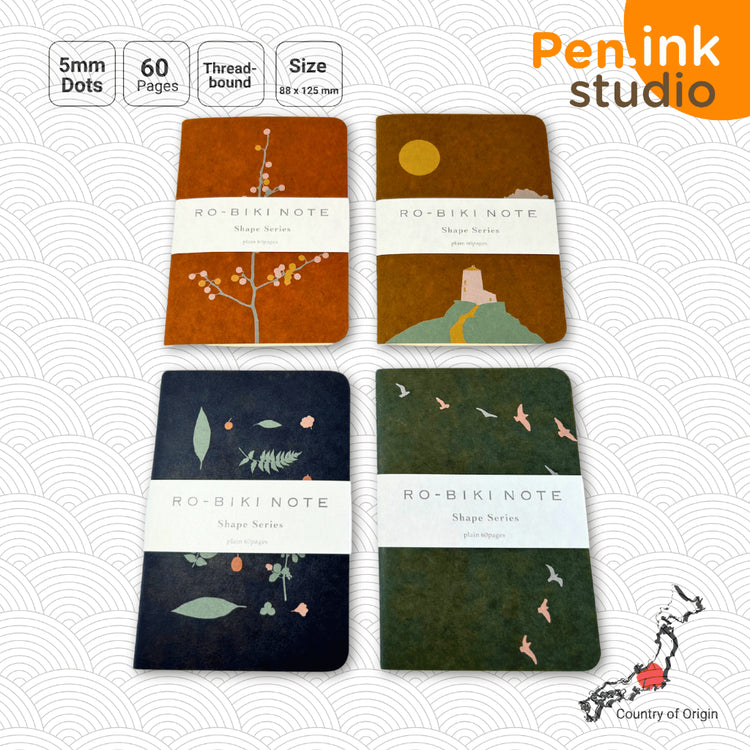 Japanese Ro-Biki Notebook Shape Series Passport Size [Peninkstudio]