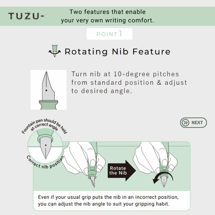 Sailor Tuzu Adjust Fountain Pen