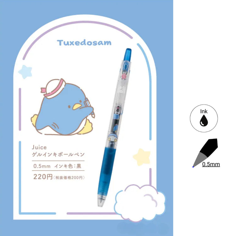 Pilot Pen Sanrio Characters Juice Gel Pen Limited Edition 0.5mm point and 0.5mm Black Ink Refill