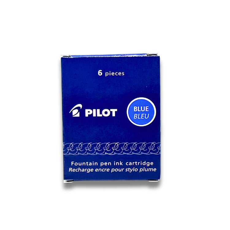 Pilot Ink Cartridge IC-50, 6pcs Pack Black or Blue Ink Color
