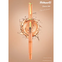 Pelikan Classic M200 Special Edition Apricot Achat Fountain Pen Fine nib