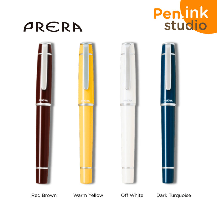 Pilot Prera Solid Color Fountain Pen Fine or Medium Nib