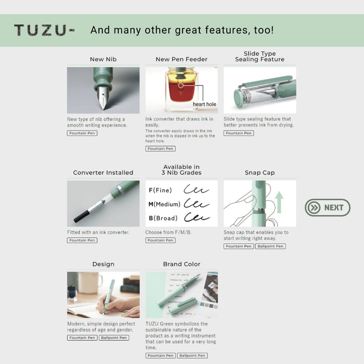 Sailor Tuzu Adjust Fountain Pen