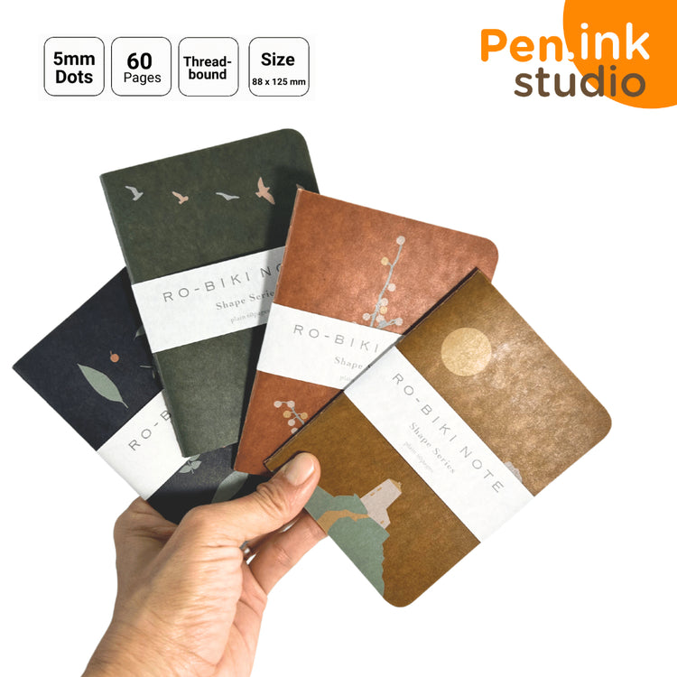 Japanese Ro-Biki Notebook Shape Series Passport Size [Peninkstudio]