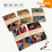 Japanese Ro-Biki Notebook Museum Series Passport Size
