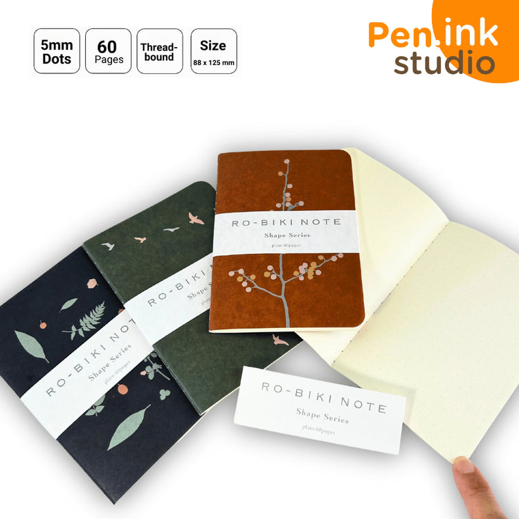 Japanese Ro-Biki Notebook Shape Series Passport Size [Peninkstudio]