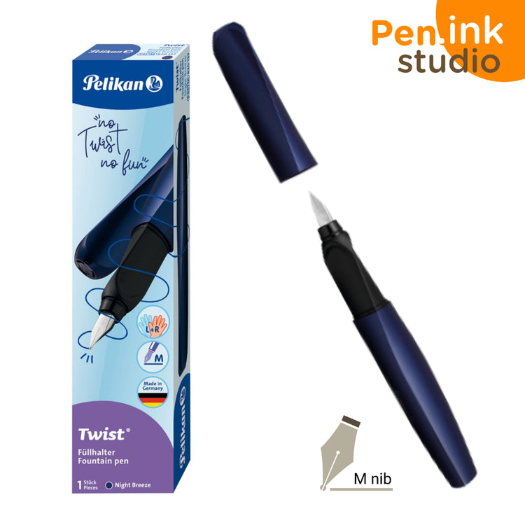 Pelikan Twist P457 New Night Breeze and Fresh Melon Fountain Pen Medium Nib