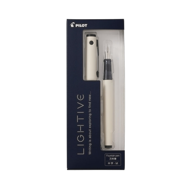 Pilot Pen Lightive Fine or Medium Nib Fountain Pen