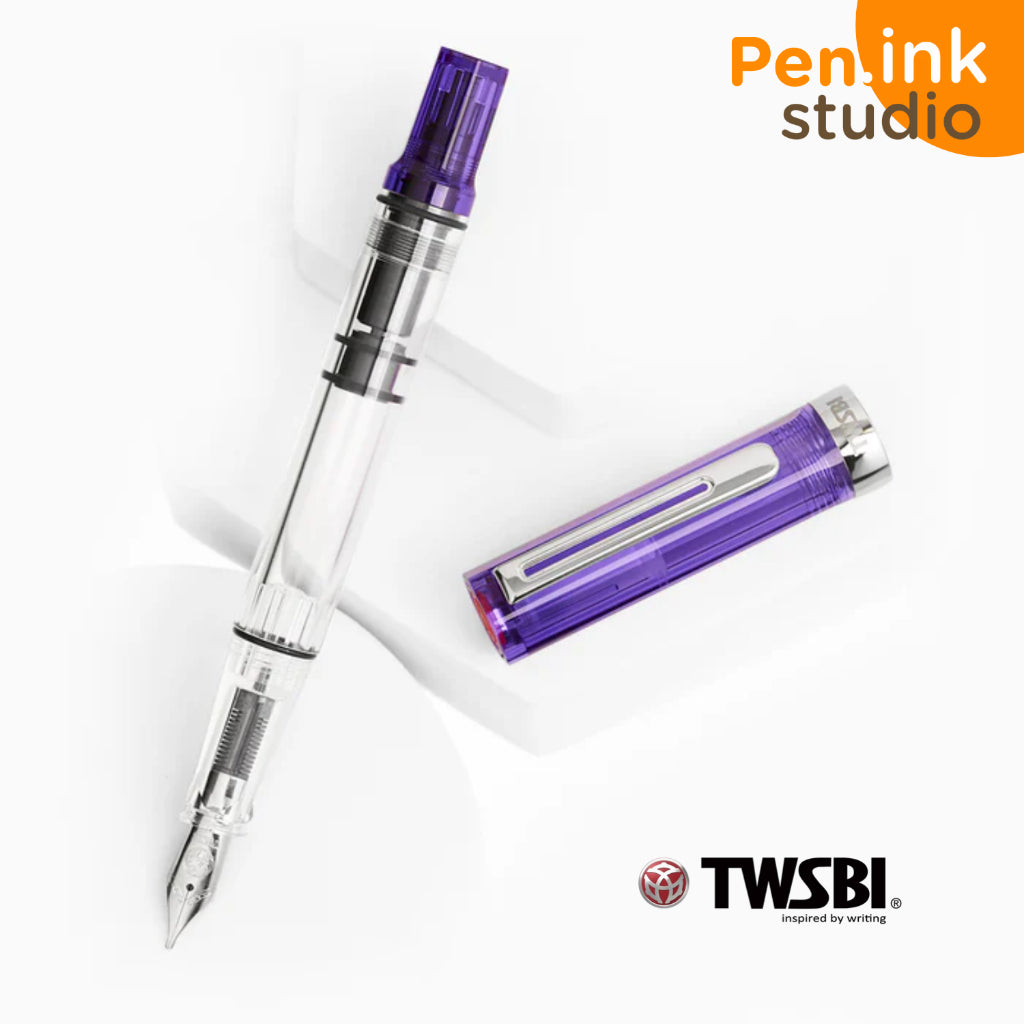 Twsbi Eco Transparent Purple Fountain Pen
