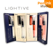 Pilot Pen Lightive Fine or Medium Nib Fountain Pen