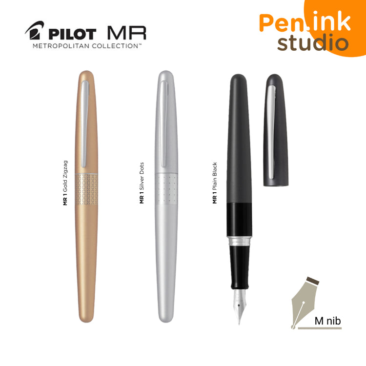 Pilot MR Series Fountain Pen with CON40 Converter Fine or Medium Nib