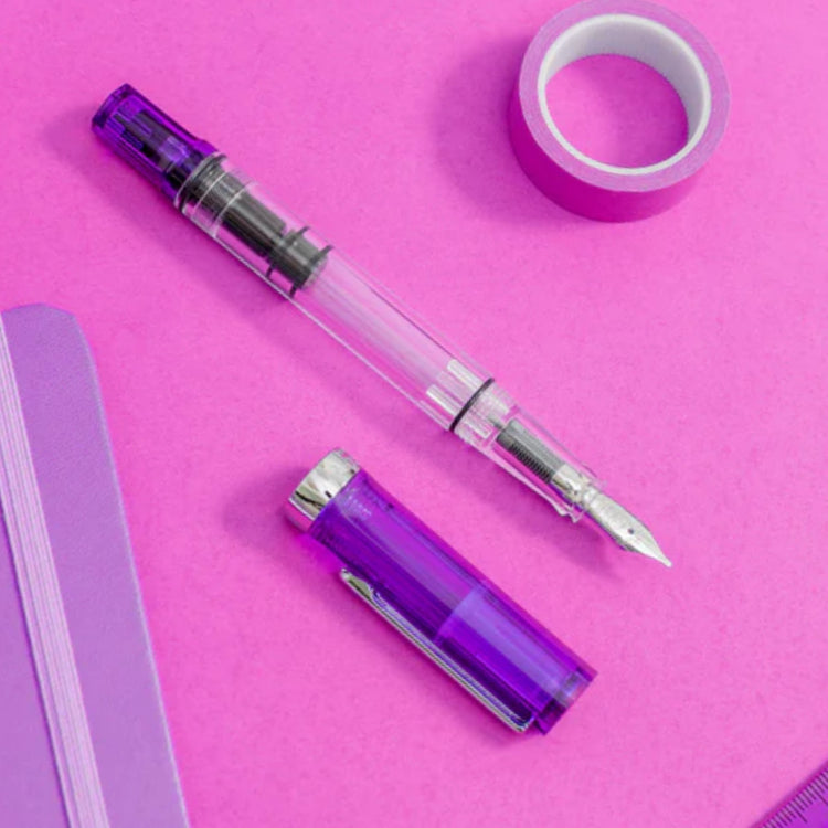 Twsbi Eco Transparent Purple Fountain Pen