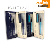 Pilot Pen Lightive Fine or Medium Nib Fountain Pen
