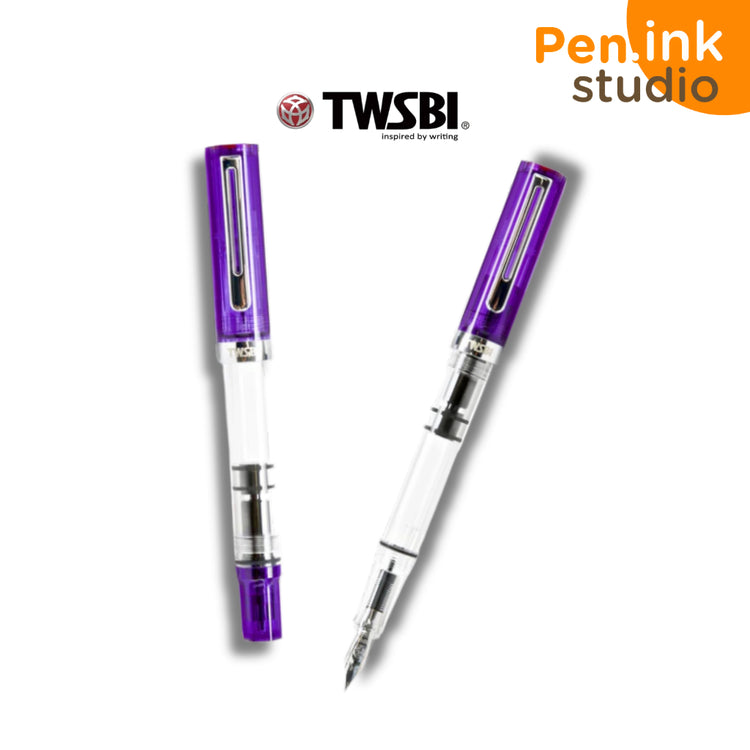 Twsbi Eco Transparent Purple Fountain Pen