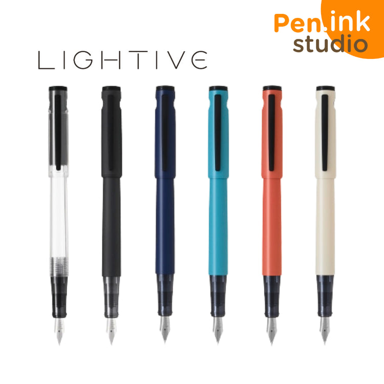 Pilot Pen Lightive Fine or Medium Nib Fountain Pen