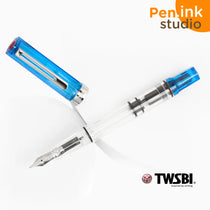 Twsbi Eco Transparent Blue Fountain Pen